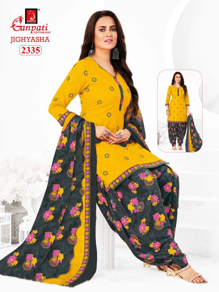 Jighyasha 23 By Ganpati Cotton Printed Dress Material Suppliers In India